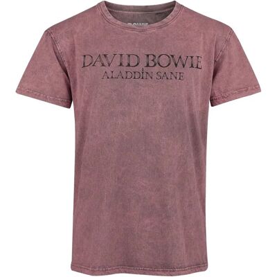 David Bowie Alladin Sane Korallen Kurzarm-T-Shirt - T-Shirt David Bowie Alladin Sane Korallen Kurzarm-T-Shirt - T-Shirt