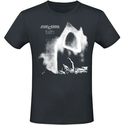T-shirt logo Faith Band de The Cure - T-Shirt - Publicité T-shirt logo Faith Band de The Cure - T-Shirt - Publicité