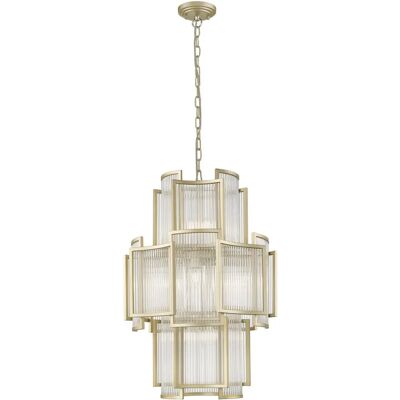 Impex Antigua 11 Light Gold Crystal Pendant Ceiling Light - Pendant ceiling light Impex Antigua 11 Light Gold Crystal Pendant Ceiling Light - Pendant ceiling light