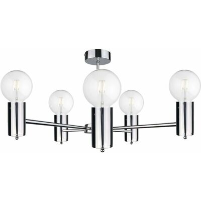 Keter Lighting Arde Multi Arm Semi Flush Ceiling Light - Ceiling Light Keter Lighting Arde Multi Arm Semi Flush Ceiling Light - Ceiling Light
