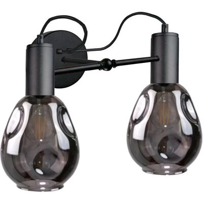 Keter Lighting Keter Kari Wall Lamp Black - Wall Lamp Keter Lighting Keter Kari Wall Lamp Black - Wall Lamp