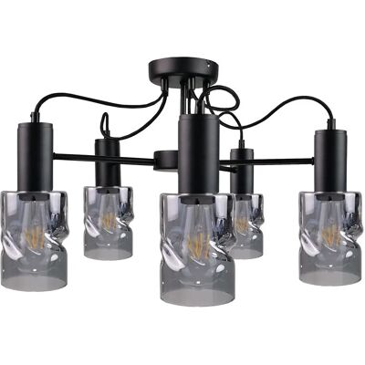 Keter Lighting Inger Multi Arm Semi Flush Ceiling Light - Ceiling Light Keter Lighting Inger Multi Arm Semi Flush Ceiling Light - Ceiling Light