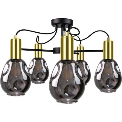 Keter Lighting Kari Multi Arm Semi Flush Ceiling Light - Ceiling Light Keter Lighting Kari Multi Arm Semi Flush Ceiling Light - Ceiling Light