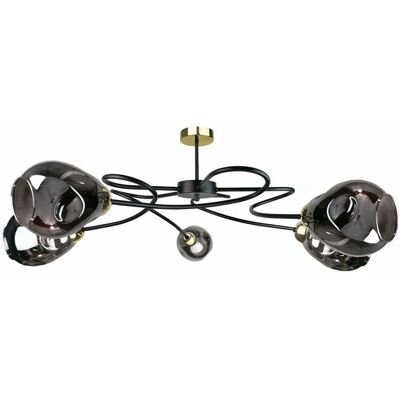 Keter Zahra Multi Arm Semi Flush Ceiling Light - Ceiling Light Keter Zahra Multi Arm Semi Flush Ceiling Light - Ceiling Light
