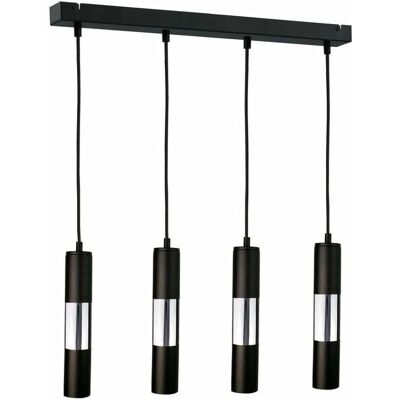 Keter Lighting Magnum Bar Pendant Ceiling Light - Black, Silver, 60cm - Ceiling Light Keter Lighting Magnum Bar Pendant Ceiling Light - Black, Silver, 60cm - Ceiling Light