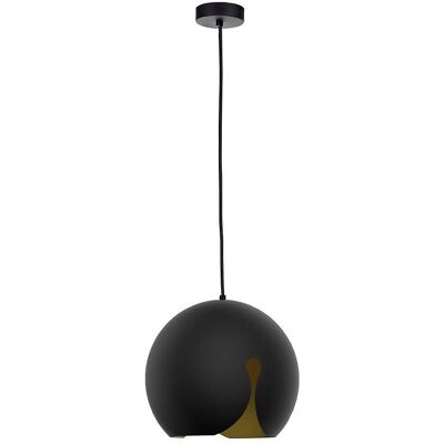 Keter Lighting Malaga Dome Pendant Ceiling Light - Black Keter Lighting Malaga Dome Pendant Ceiling Light - Black