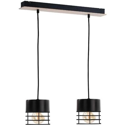 Keter Casa Bar Pendant Ceiling Light - Black, Wood, 50cm - Ceiling Light Keter Casa Bar Pendant Ceiling Light - Black, Wood, 50cm - Ceiling Light