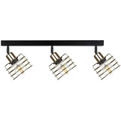 Keter Viva Ceiling Spotlight Bar Gold - 60cm, 3x E27 - Ceiling Spotlight Bar Keter Viva Ceiling Spotlight Bar Gold - 60cm, 3x E27 - Ceiling Spotlight Bar
