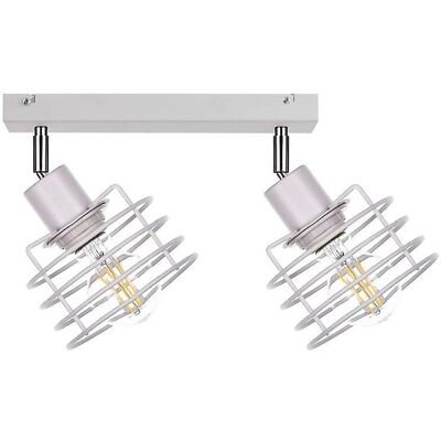 Keter Viva Twin Ceiling Spotlight White - 50cm - Dimmable Keter Viva Twin Ceiling Spotlight White - 50cm - Dimmable