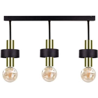 Keter Lighting Unica Ceiling Spotlight Bar Black, Gold - Ceiling Spotlight Bar Keter Lighting Unica Ceiling Spotlight Bar Black, Gold - Ceiling Spotlight Bar