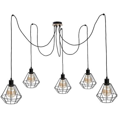 Keter Black Wood Pendant Ceiling Light - Ceiling Light Keter Black Wood Pendant Ceiling Light - Ceiling Light