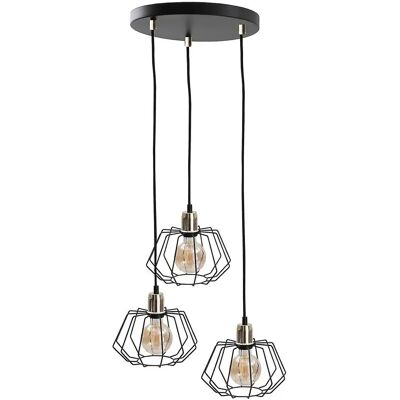 Keter Luna Cluster Gold Ceiling Light - E27, 32cm Keter Luna Cluster Gold Ceiling Light - E27, 32cm