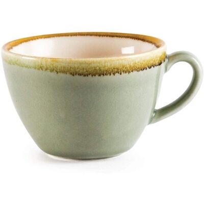 Olympia GP480 Moss Cappuccino Mug - Porcelain - 340 ml - Green Olympia GP480 Moss Cappuccino Mug - Porcelain - 340 ml - Green