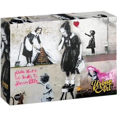 University Games Banksy Collage Pussel - 1000 Bitar University Games Banksy Collage Pussel - 1000 Bitar
