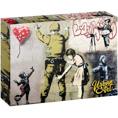 Banksy - Graffiti-målare - Pussel 1000 bitar Banksy - Graffiti-målare - Pussel 1000 bitar