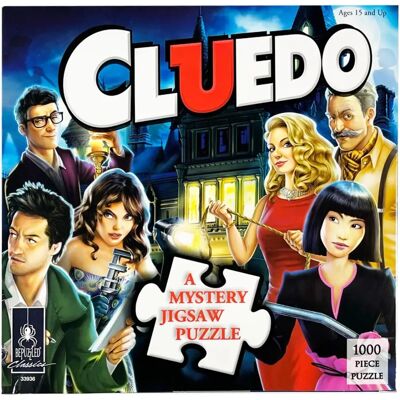 University Games Bepuzzled Cluedo Mystery Pussel - 1000 Bitar University Games Bepuzzled Cluedo Mystery Pussel - 1000 Bitar