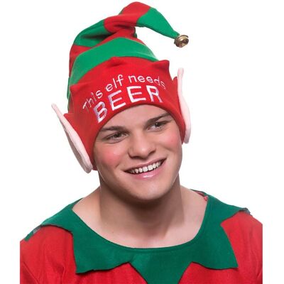 e-Carnavalskleding.nl Julehatt - Nissehatt med Tekst 'Deze elf heeft bier nodig' e-Carnavalskleding.nl Julehatt - Nissehatt med Tekst 'Deze elf heeft bier nodig'