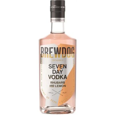 Brewdog Marke SEVEN DAY Rhabarber Zitrone Wodka - Spirit Brewdog Marke SEVEN DAY Rhabarber Zitrone Wodka - Spirit