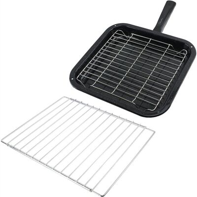 SPARES2GO - Grill Pan Rack - Detachable - Shelf - Grill pan SPARES2GO - Grill Pan Rack - Detachable - Shelf - Grill pan
