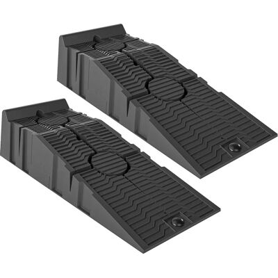 DURHAND Heavy Duty 2.5 Ton Plastic Lifting Ramps - Lifting Ramps DURHAND Heavy Duty 2.5 Ton Plastic Lifting Ramps - Lifting Ramps