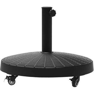 Outsunny Resin Parasol Stand - Umbrella Base with Wheels Outsunny Resin Parasol Stand - Umbrella Base with Wheels
