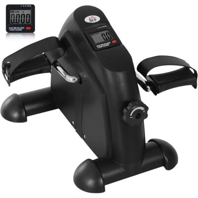 HomCom Portable Pedal Exerciser Arm Leg Cycle HomCom Portable Pedal Exerciser Arm Leg Cycle