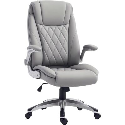 Vinsetto High Back Grey Ergonomic Office Chair - Office Chair Vinsetto High Back Grey Ergonomic Office Chair - Office Chair