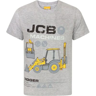 T-shirt gris JCB Digger pour garçons - Vanilla Underground - Publicité T-shirt gris JCB Digger pour garçons - Vanilla Underground - Publicité