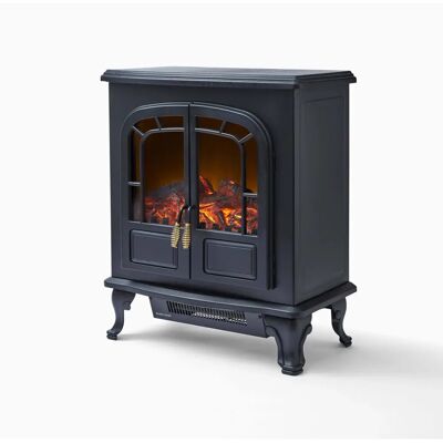 Warmlite - WL46019 - Black - 2-Door - Electric Fireplace Warmlite - WL46019 - Black - 2-Door - Electric Fireplace