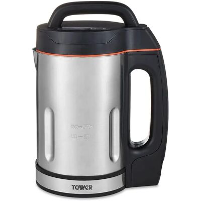Tower 1.6 Litre Soup Maker - Silver - Soup Maker Tower 1.6 Litre Soup Maker - Silver - Soup Maker
