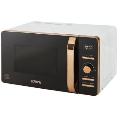 Tower T24021W - Rose gold, White - Microwave Tower T24021W - Rose gold, White - Microwave