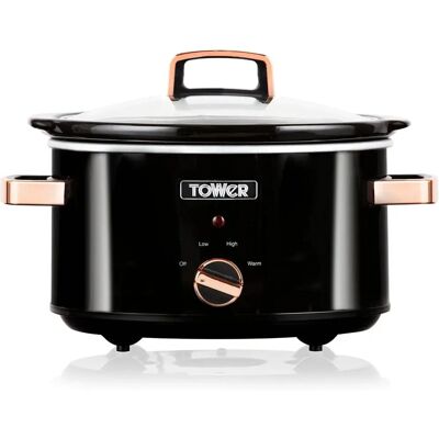 Tower T16018RG - Black & Rose Gold - Slow Cooker Tower T16018RG - Black & Rose Gold - Slow Cooker