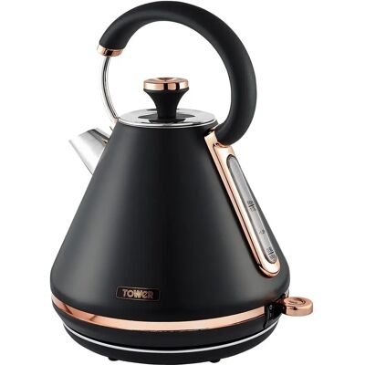 Tower Cavaletto 1.7L Pyramid Kettle - Black Tower Cavaletto 1.7L Pyramid Kettle - Black