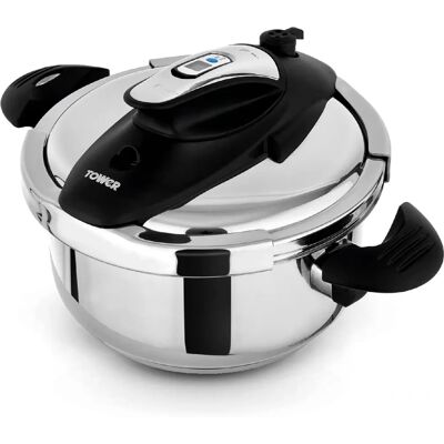 Tower Ultima 4L Stainless Steel Pressure Cooker - Kitchen Appliance Tower Ultima 4L Stainless Steel Pressure Cooker - Kitchen Appliance