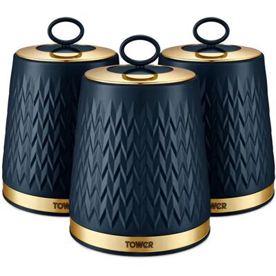 Tower Empire Tea+Coffee+Sugar Containers Set - Kitchen Storage Tower Empire Tea+Coffee+Sugar Containers Set - Kitchen Storage