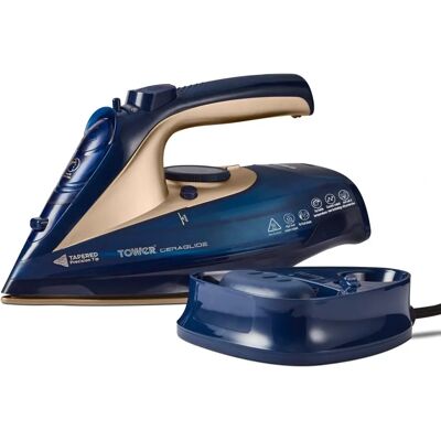 Warmlite T22008BLG - Blue and Gold - Steam Iron Warmlite T22008BLG - Blue and Gold - Steam Iron