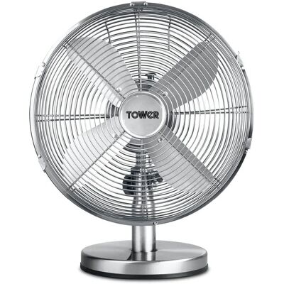 Tower T605000 - Chrome - Desk Fan Tower T605000 - Chrome - Desk Fan