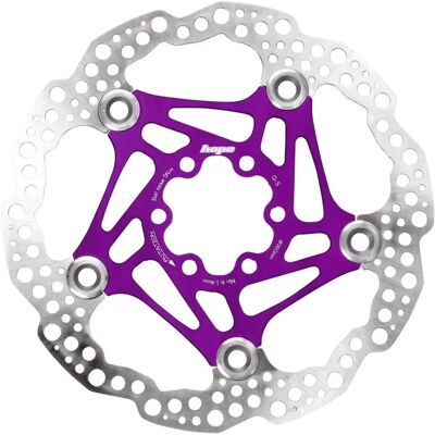 Disco de freno Hope 6 tornillos 160 mm violeta Disco de freno Hope 6 tornillos 160 mm violeta