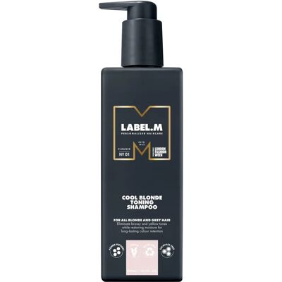 Label M Unisex Cool Blonde Toning Shampoo 300ml - Unisex Hair Care Label M Unisex Cool Blonde Toning Shampoo 300ml - Unisex Hair Care