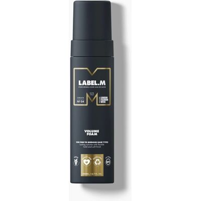 Label M Volumen Schaum - Für alle Haartypen - 200ml Label M Volumen Schaum - Für alle Haartypen - 200ml