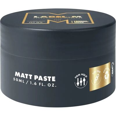 label.m Matt Paste - Pastă pentru păr pentru bărbați - 50 ml label.m Matt Paste - Pastă pentru păr pentru bărbați - 50 ml