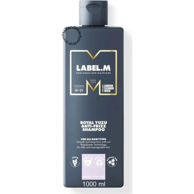 label.m Royal Yuzu Glättendes Shampoo - Anti-Elektizität 1000ml label.m Royal Yuzu Glättendes Shampoo - Anti-Elektizität 1000ml