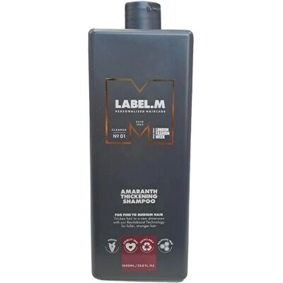 Label.m Professionele Amaranten Verdikkingsshampoo - Haartype Label.m Professionele Amaranten Verdikkingsshampoo - Haartype
