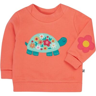 Frugi - Turtle Easy On - Cantaloupe/Multi - Jumper Frugi - Turtle Easy On - Cantaloupe/Multi - Jumper