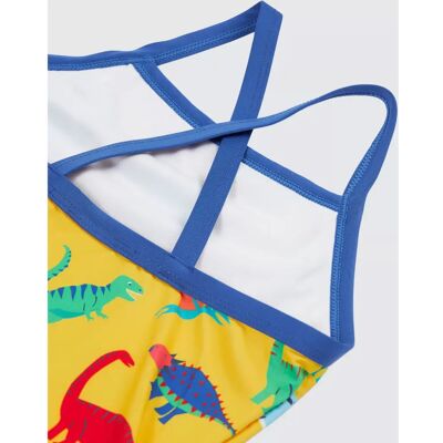 Frugi Ruby Dinosaur Swimsuit - Yellow/Multi Frugi Ruby Dinosaur Swimsuit - Yellow/Multi