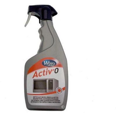 Wpro MWO111 Nettoyant en spray - dégraissant, désodorisant, antibactérien - Nettoyant micro-ondes - Publicité Wpro MWO111 Nettoyant en spray - dégraissant, désodorisant, antibactérien - Nettoyant micro-ondes - Publicité