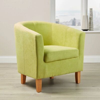 Home Source Bedford Tub Accent Chair Green Fabric - Accent Chair Home Source Bedford Tub Accent Chair Green Fabric - Accent Chair