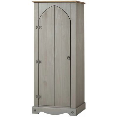 Home Source Corona Grey Storage Cupboard - Storage cupboard, Grey, Pine Home Source Corona Grey Storage Cupboard - Storage cupboard, Grey, Pine