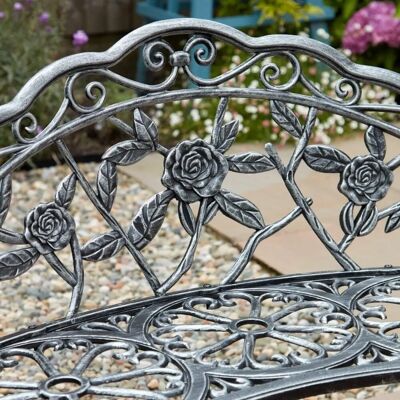 Home Source Grey Cast Iron Garden Bench - Garden Bench Home Source Grey Cast Iron Garden Bench - Garden Bench