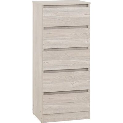 Seconique Malvern 5 Drawer Narrow Chest - Chest of drawers Seconique Malvern 5 Drawer Narrow Chest - Chest of drawers